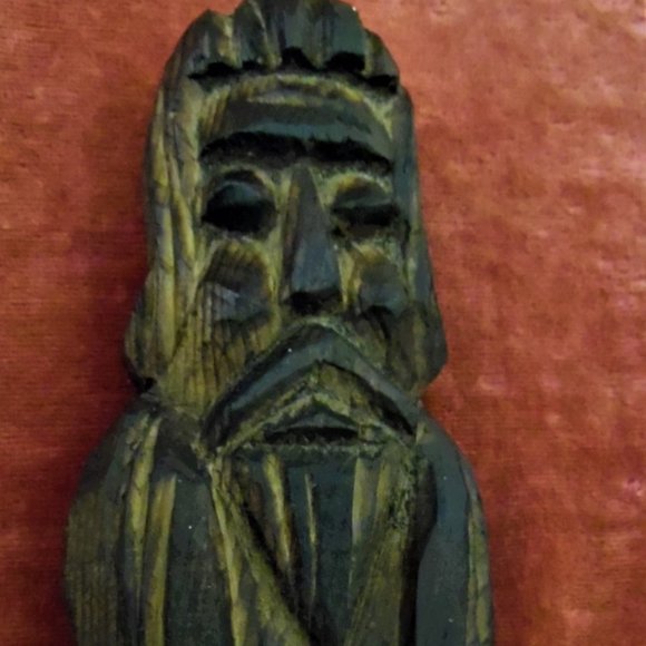 Last Markdown Antique Original Jesus hand carved wall plaque - Picture 6 of 7